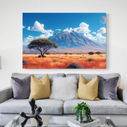 Leinwandbild Afrikanische Landschaft