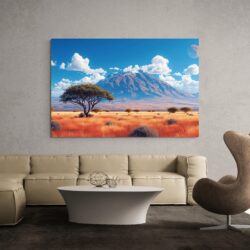 Leinwandbild Afrikanische Landschaft