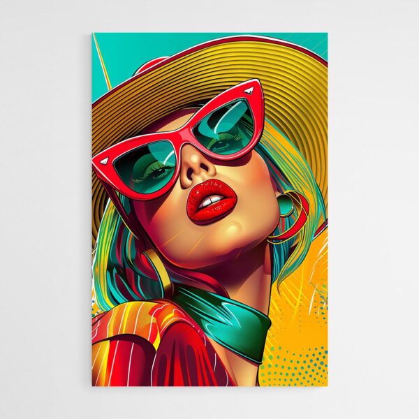 Leinwandbild Pop-Art Lady Gaga