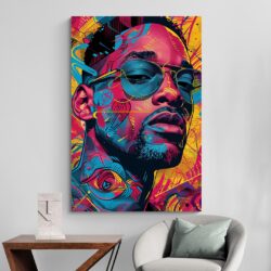 Leinwandbild Pop-Art Will Smith